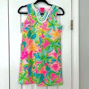 Girls Lilly Pulitzer “Florida” themed shift dress